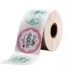 Aangepaste opeenvolgende nummer aangepaste labelstickers afdrukken