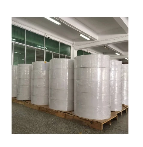 Cs01y-Barcode Label Jumbo Roll Gele Liner Tape Jumbo Roll Inpakpapier Thermische Jumbo Roll 80GSM