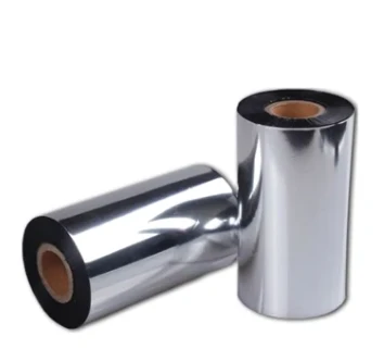 Thermal Transfer Barcode Ribbon Jumbo Finished Roll Black Colors Standard Wax/Resin Ribbon